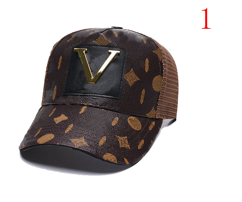 

2021 high Quality V Letters Fashion Adjustable Snapback Hats Canvas Men Women Outdoor womens mens Sport Leisure Strapback European Style Sun, Blue;gray