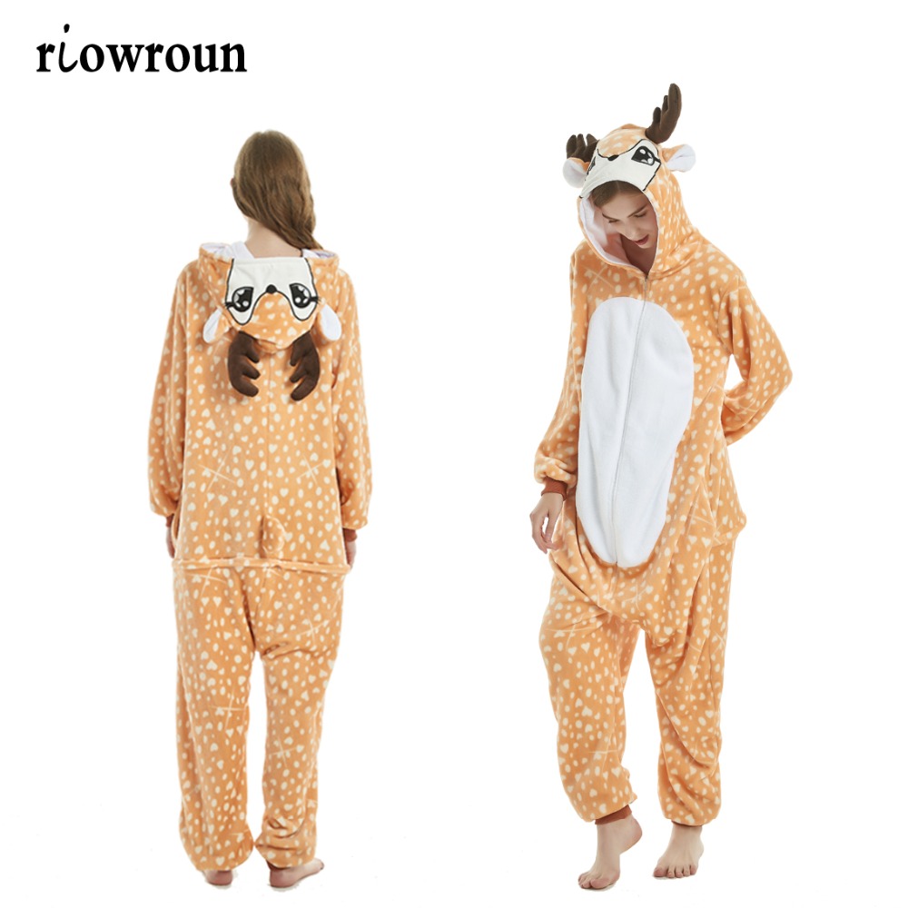 

2021pajamas for women unicorn stitch kigurumi flannel cute animal pajamas sets winter sleepwear unicornio nightie pyjamas home wear, Black;red