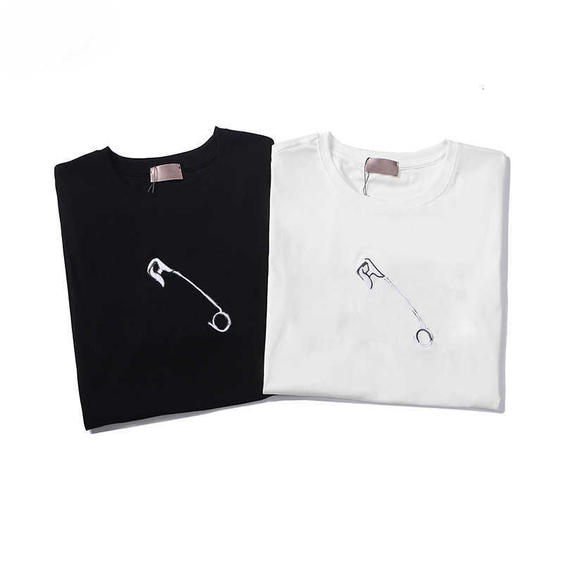 

2021 Ins Hot Summer Mens Womens T Shirts New Essentials 3D Silicon Tees Skateboard Designers Fog Fears Of God Short Sleeve Casual Tshirts, White;black