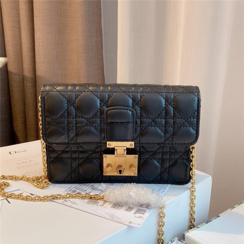 

Fashion Shoulder Cross Luxury Designer Oblique Women Body Bags Embroidery Thread Diamond Lattice Plain Vintage Genuine Leather Handbags QzK