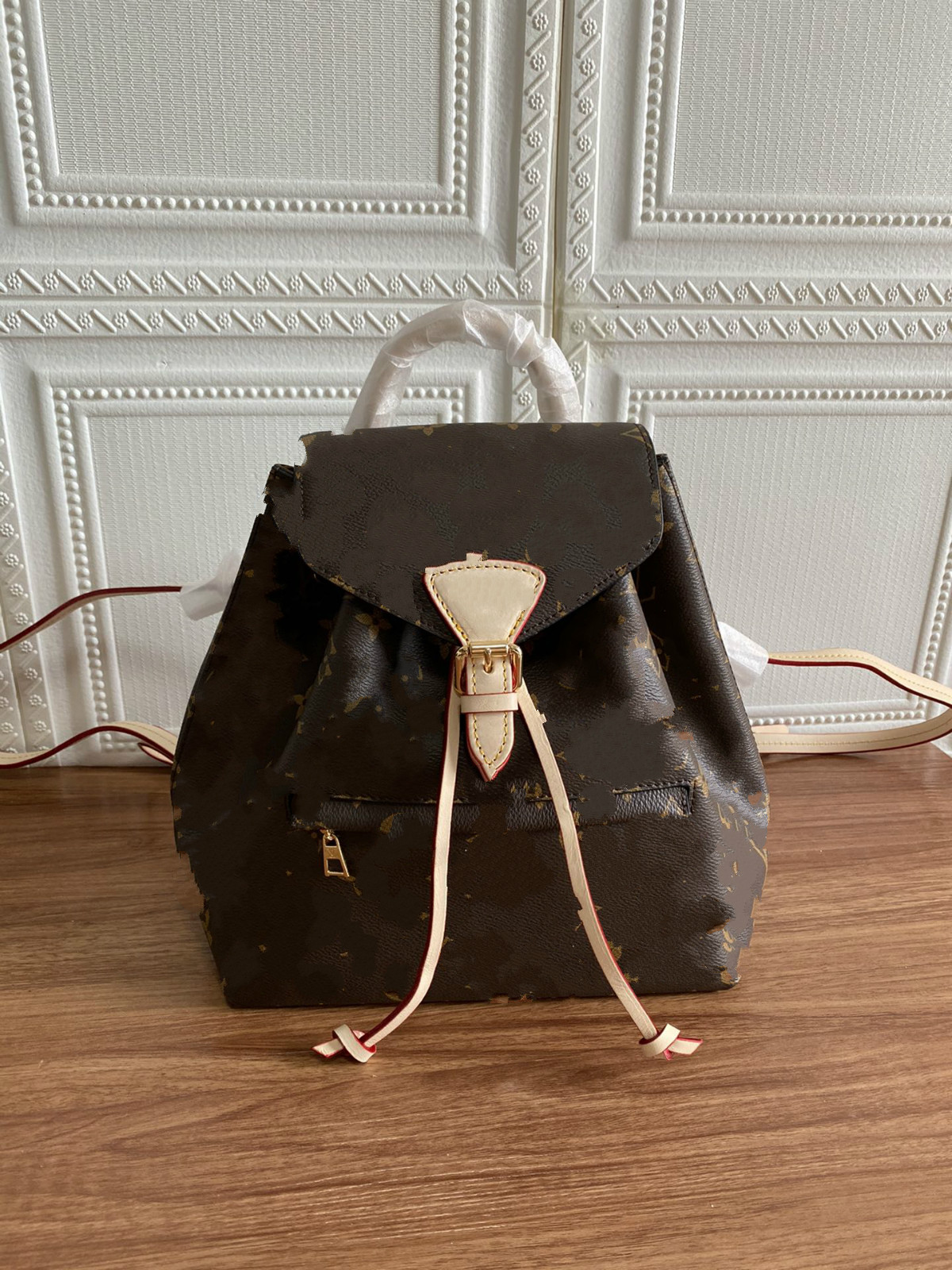 

Original version ~ m45205 black m45397 off Women Backpack Bags white Fashion for girls boys palm spring serial number