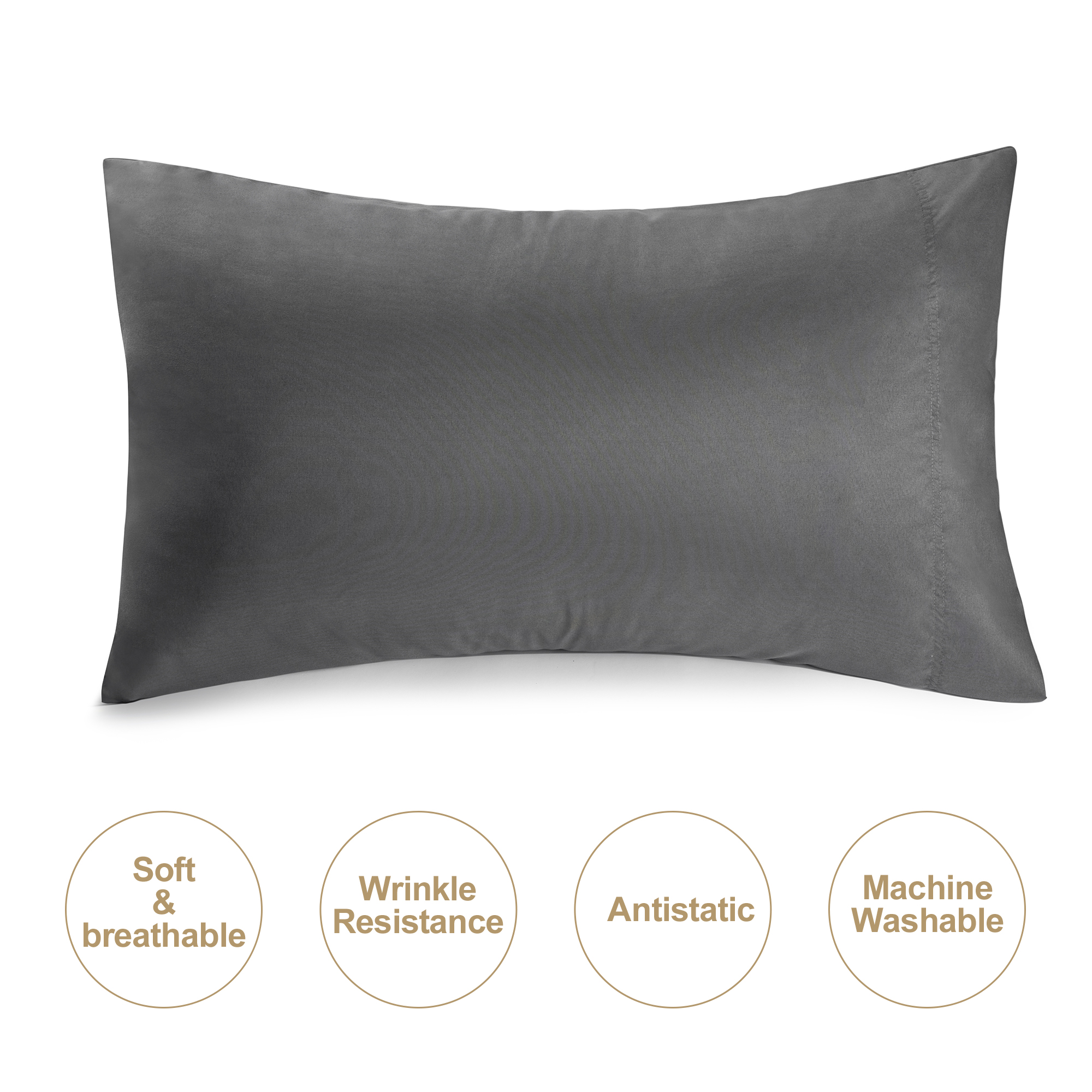 

Silky Satin Pillow Case Skin Care Hair Anti