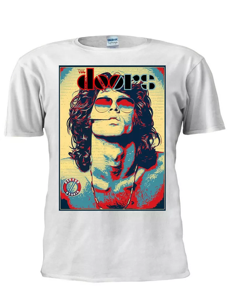 

The Doors Jim Morrison American Poet Official Rock Music T Shirt Unisex M675, Mainly pictures