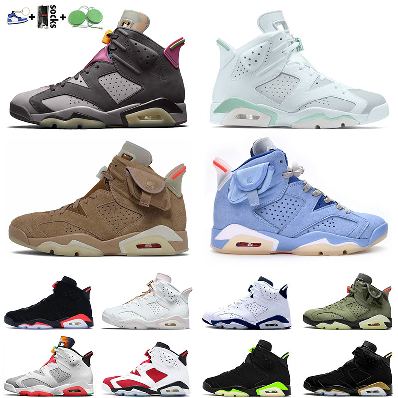 

Newest 2022 Tiffany Blue Jumpman 6s Mens 6 Jorden Basketball Shoes Fashion Sports Size 47 Bordeaux Travis Scotts British Khaki Jordon Womens