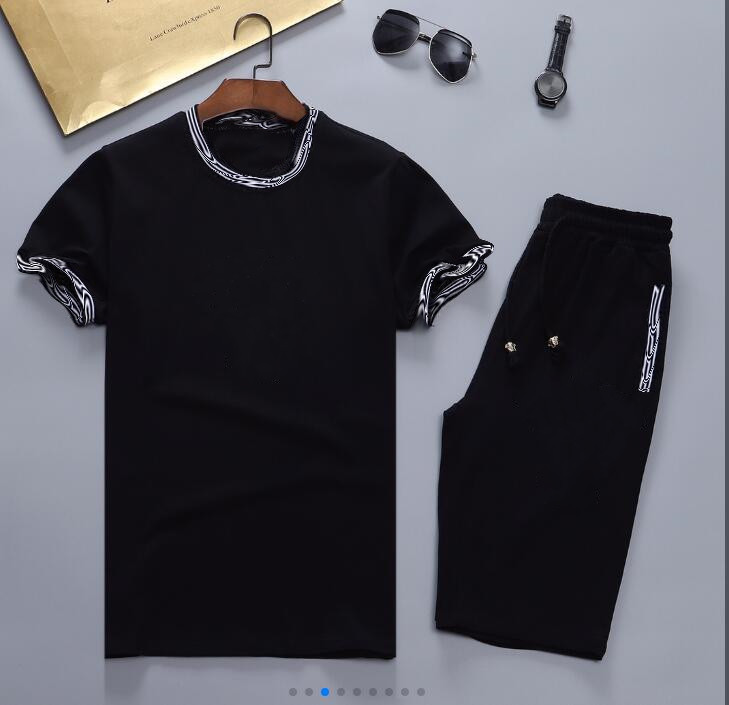 

Shorts jogger Designers Tracksuits Summer Suits Casual suit shorts + T-shirt Seaside Holiday Shirts Sets Man 2021 Luxury Set Outfits Sportswears