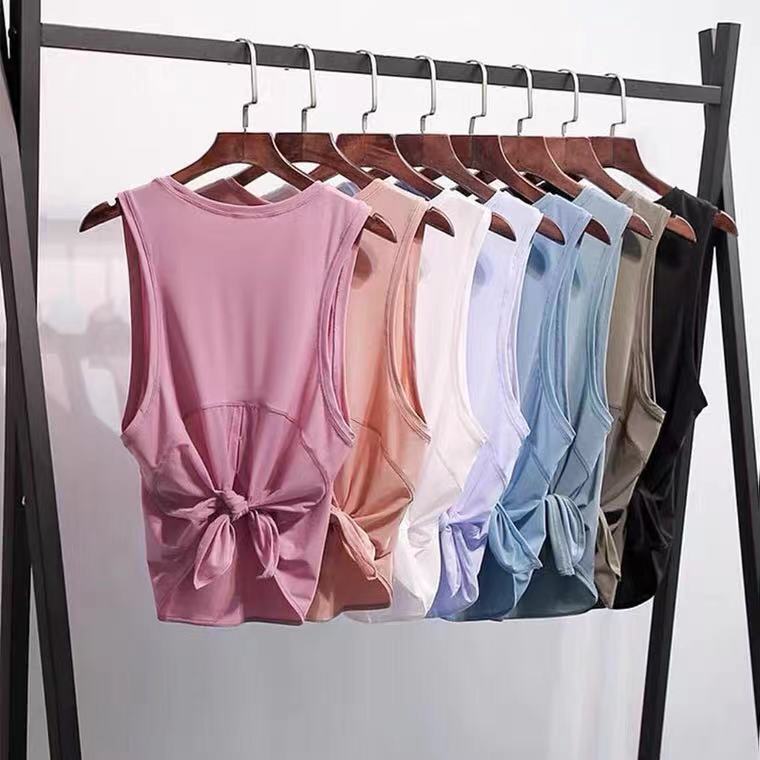 

2023 a ce tank yoga Top Solid Colors Women Fashion Outdoor Yoga Tanks Sports Running gym Tops Clothes yogaworld, White