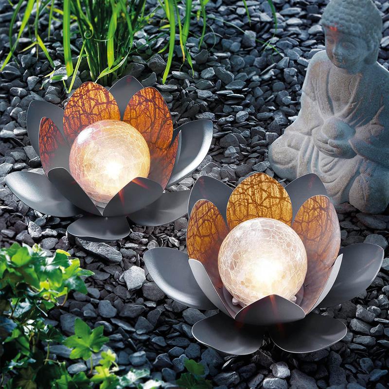 

Solar Lamps 2pcs Artificial Led Optic Fibre Waterproof Fake Pond Flowers Light Lotus Leaf Lily Color Change Wedding Decoration #G2
