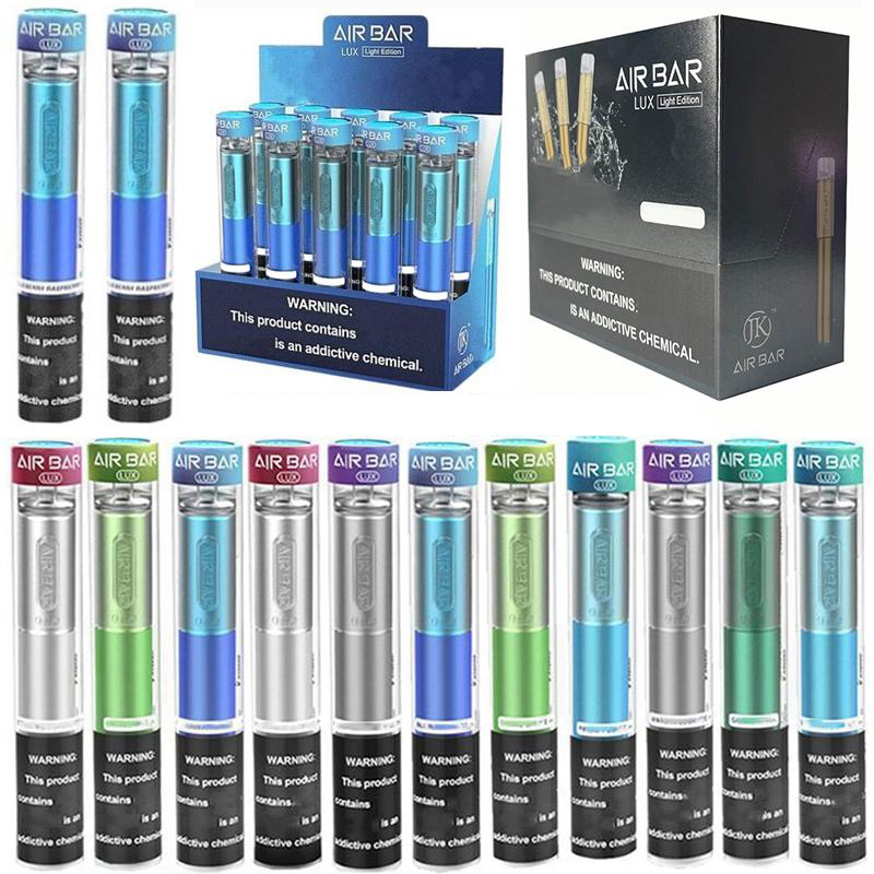 

MOQ 10PCS Air Bar Lux cigarette Disposable Vape Pens Prefilled 2.7ml Device Pods Airbar 500mAh Starter Kits E Cigarettes 23 Colors