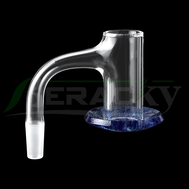 

Beracky Full Weld Smoking Beveled Edge Blender Quartz Banger 20mmOD Blue Bottom Nails For Glass Water Bongs Dab Rigs Pipes