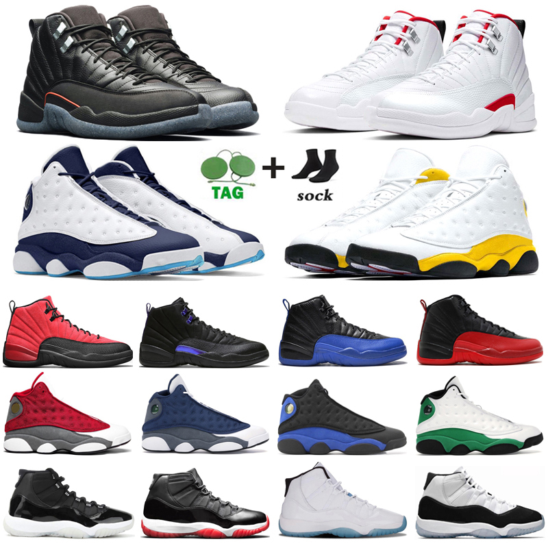 

12s Utility Basketball Shoes Mens Trainers Jumpman 11s 25th Anniversary Bred 12 Twist Dark Concord 13s University Gold Outdoor Sports Sneakers, Pay for box