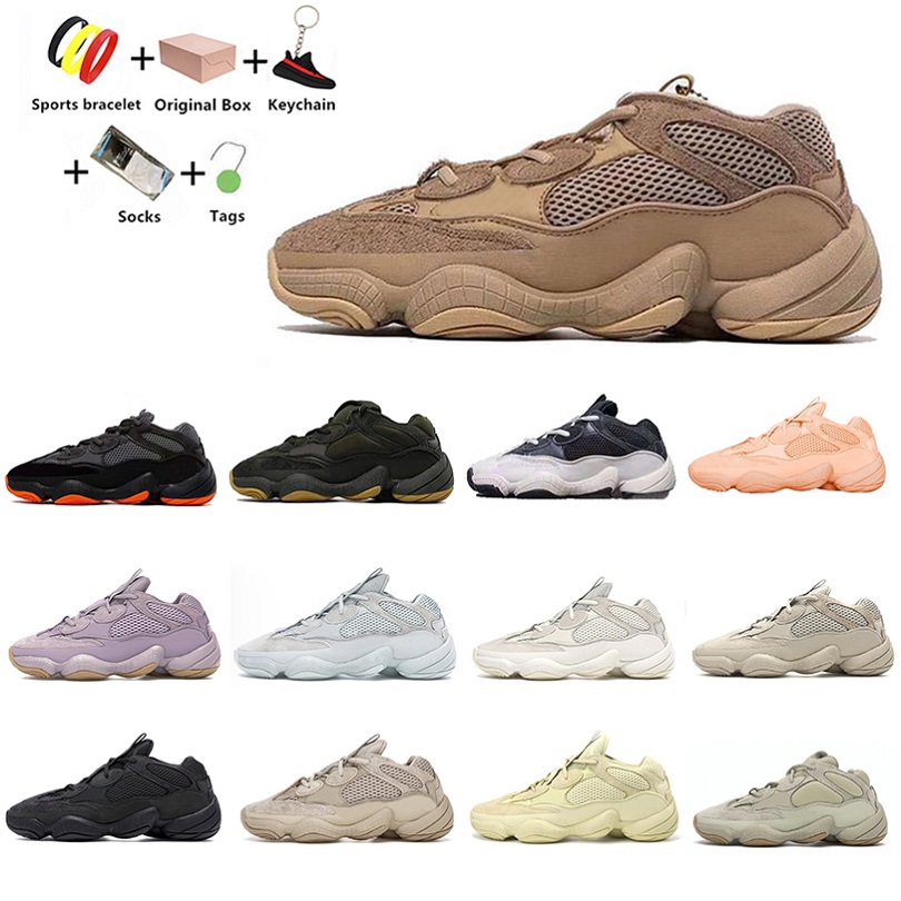 

2021 kanye Enflame 500 mens running shoes fashion Salt Stone Taupe Light Utility Black Super Moon Yellow Bone white men women trainers sport