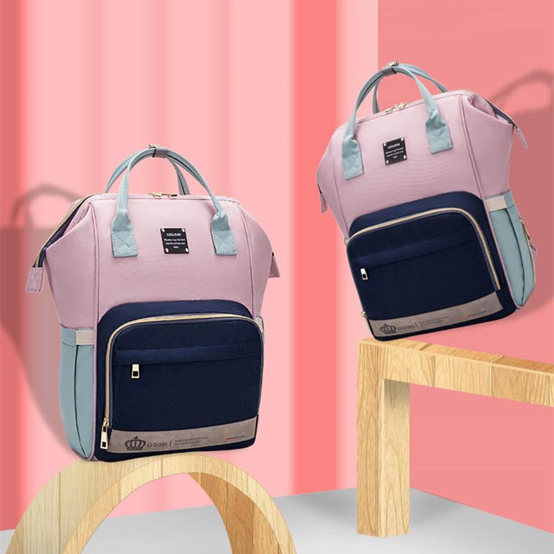 

Duffel Bags LEQUEEN Diaper Bag Backpack Designer Nursing Care Baby Travel Nappy Organizer Waterproof Maternity For Mummy, 01