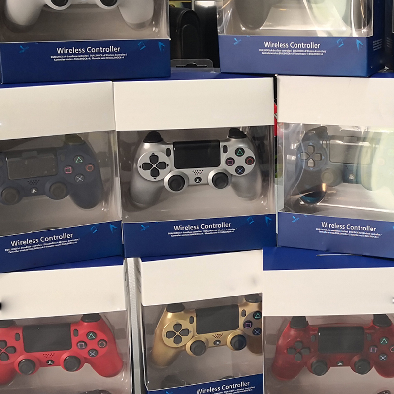 

Bluetooth Wireless Controller For PS4 Vibration Joystick Gamepad Game Handle Controllers Play Station With Logo With NEW White Retail Box