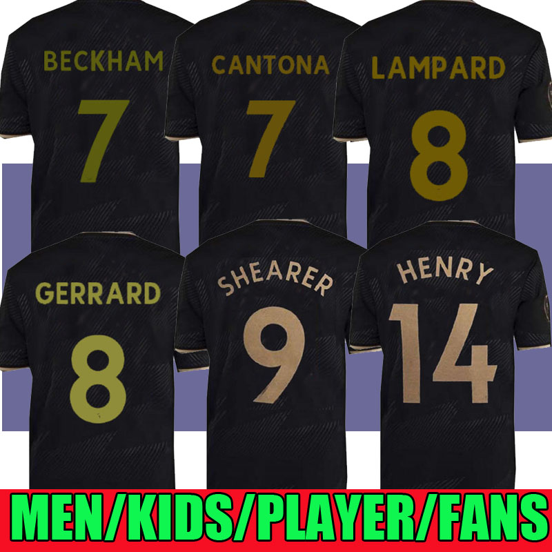 

Player version 2021 2022 LAMPARD HALL OF FAME Soccer Jerseys GERRARD Beckham 21 22 HENRY SHEARER Cantona Special Framed Commemorative Edition Football uniforms, Away