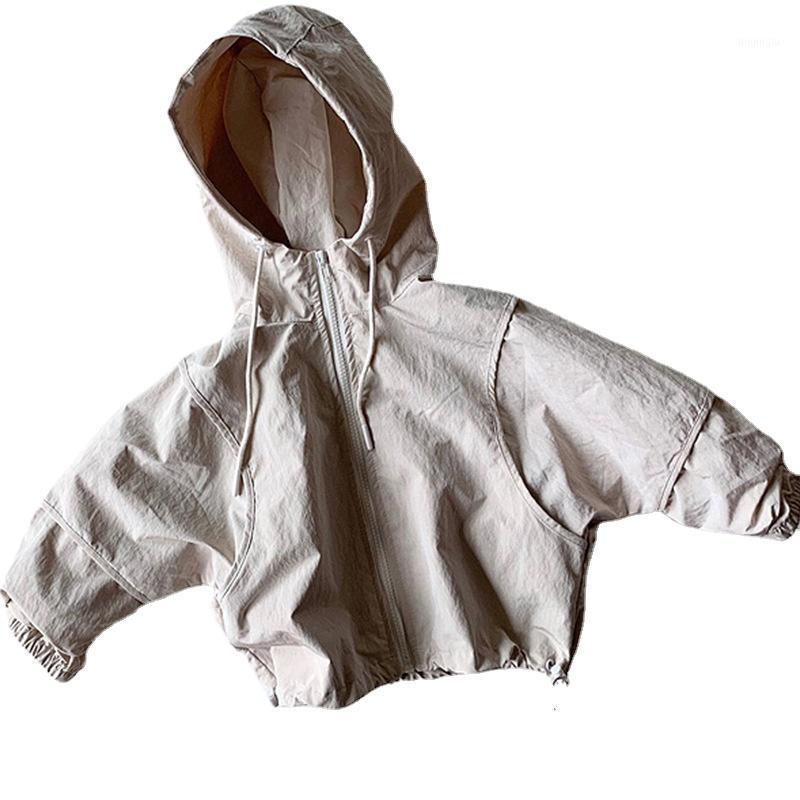 

Jackets 3-8Y Kid Jacket Zipper Baby Boy Clothing Street Hooded Kids Wear For Girls Toddler Outfis Fall Grls Clothes, Blue;gray