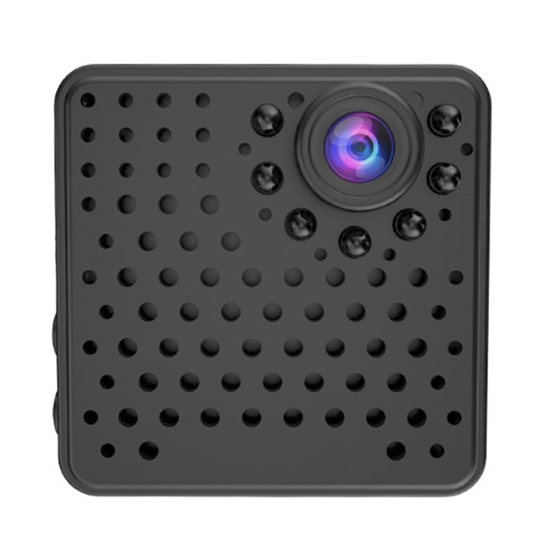 

Webcams Portable Camera, HD WIFI Network Remote Control Home Security Infrared Night Vision - Black