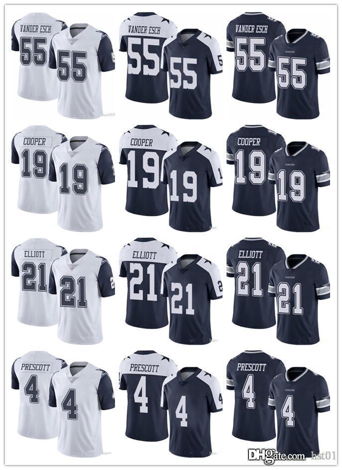 

Men Youth Dallas Women Cowboys 4 Dak Prescott 19 Amari Cooper 21 Ezekiel Elliott 55 Leighton Vander Esch Football Jerseys, Black;red