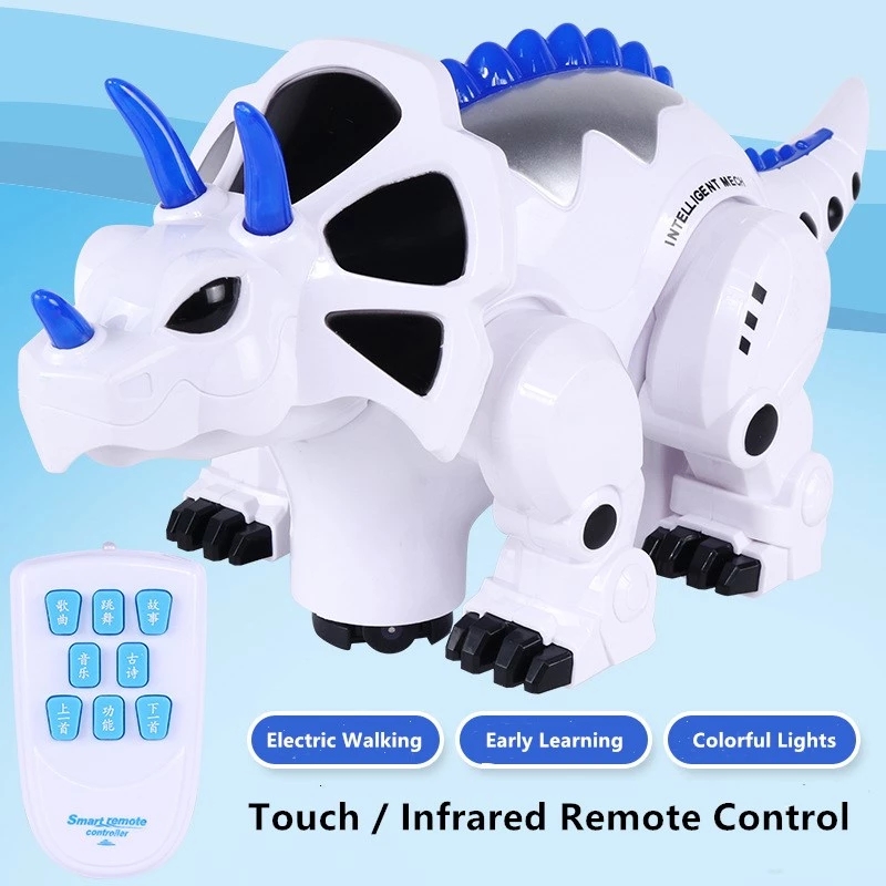 

High Simulation Lay Eggs Dinosaur 2.4G Remote Control RC Robot Dinosaur With Walking Sound Light Intelligent Battle Toy Kid Gift