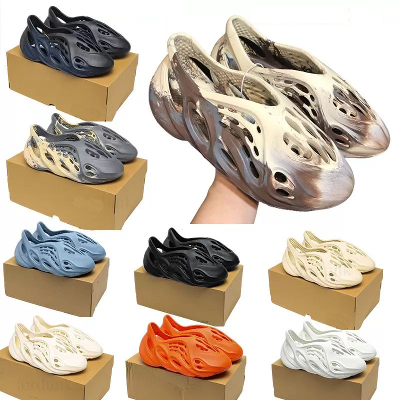 

2022 Designer sandals men women sandal Triple Black White Resin pattern slippers foam mens womens slide slipper EVA sliders runner