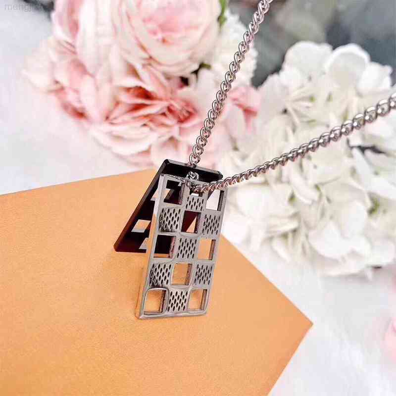 

Rose gold necklace lovers accessories silver necklaces multi pattern birthday gift with box fashion Pendants