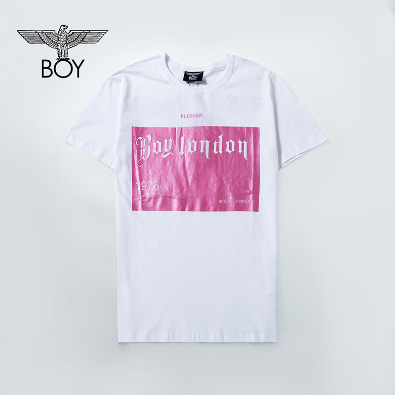 

fashion t shirt 2021 trendy men's and women's short sleeve neutral pink eagle print couple's comfortable round neck top, White;black
