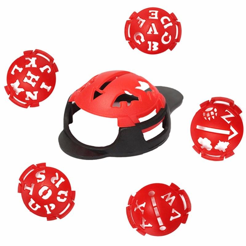 

6PCS / Hand Hollow Letter Golf Line Liner Pen Marker Pen Drawing Alignment Marker Tool Set Equipment Accessories