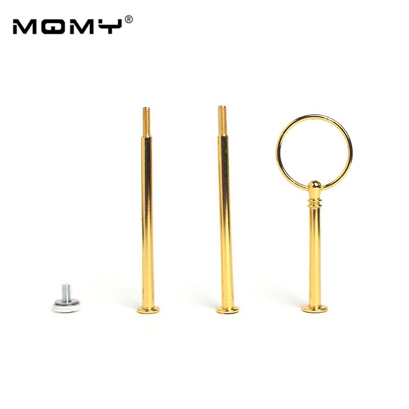 Round Gold Metal Cake Stand Centre Fitting 2/3 Tier UK Seller 