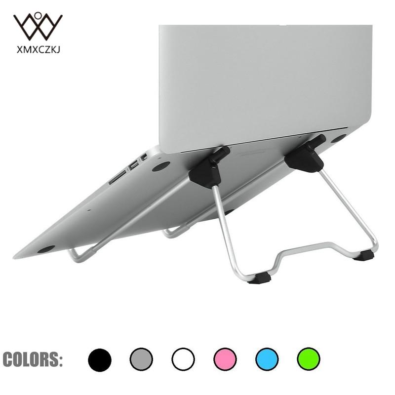 

Cell Phone Mounts & Holders XMXCZKJ Universal Holder Folding Portable Computer Bracket Notebook Stand For Bed Aluminium Tablet Laptop