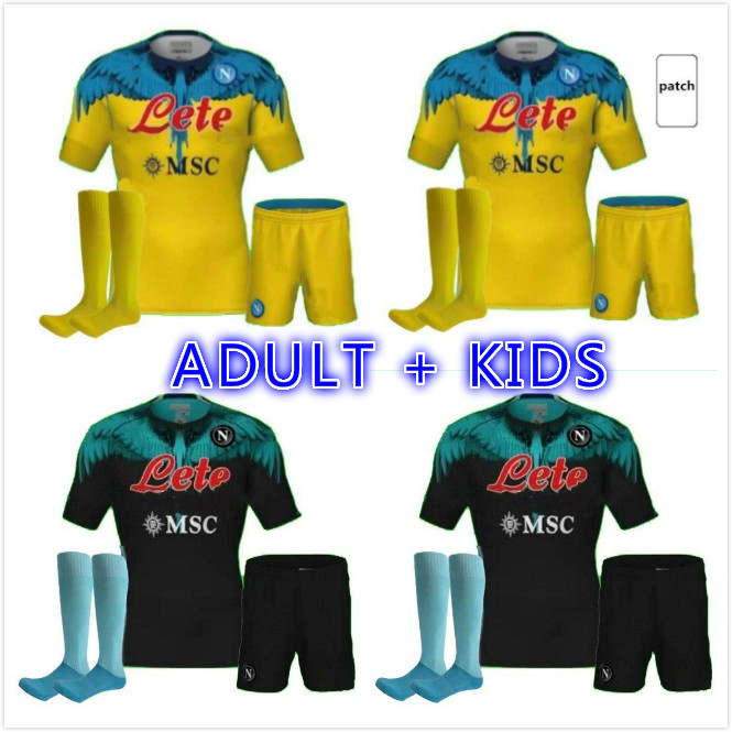 

20 21 Napoli soccer jersey Naples football shirt 2021 KOULIBALY camiseta de fútbol INSIGNE MILIK maillots H.LOZANO MERTENS Adult+Kids Kit, 2020