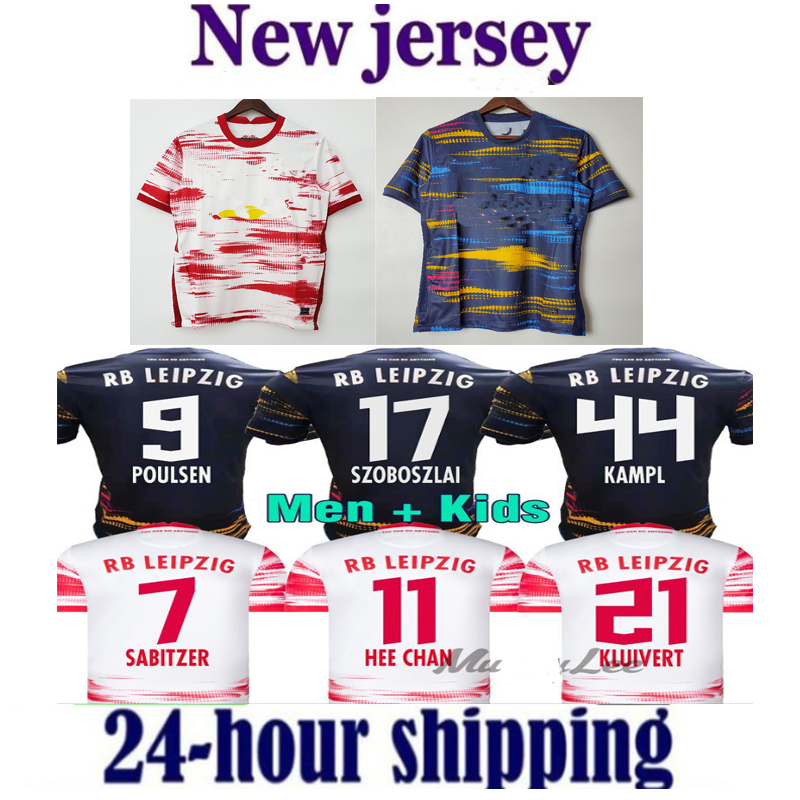 

20 21 2122 new Soccer Jerseys home away third WERNER Camiseta FORSBERG Maillot HALSTENBERG SABITZER Football Shirts Kits CUNHA Uniforms, 2122 home