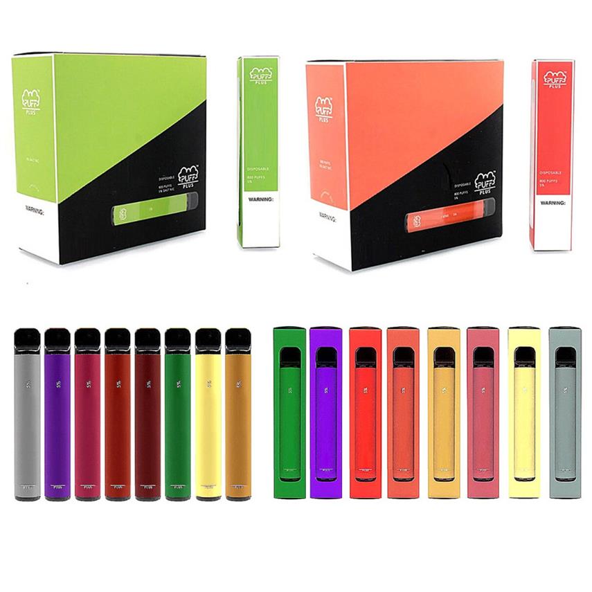 

Disposable Pod Device Puff Plus 3.2ml 550mAh Vape Pen E Cigarette 800 Puffs Vapor Bar 30 Options Ecig Systema47