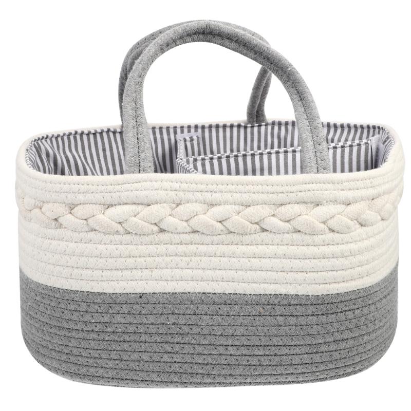 

Bedding Sets Baby Diaper Organizer Cotton Basket Portable Nappy Bag, Red