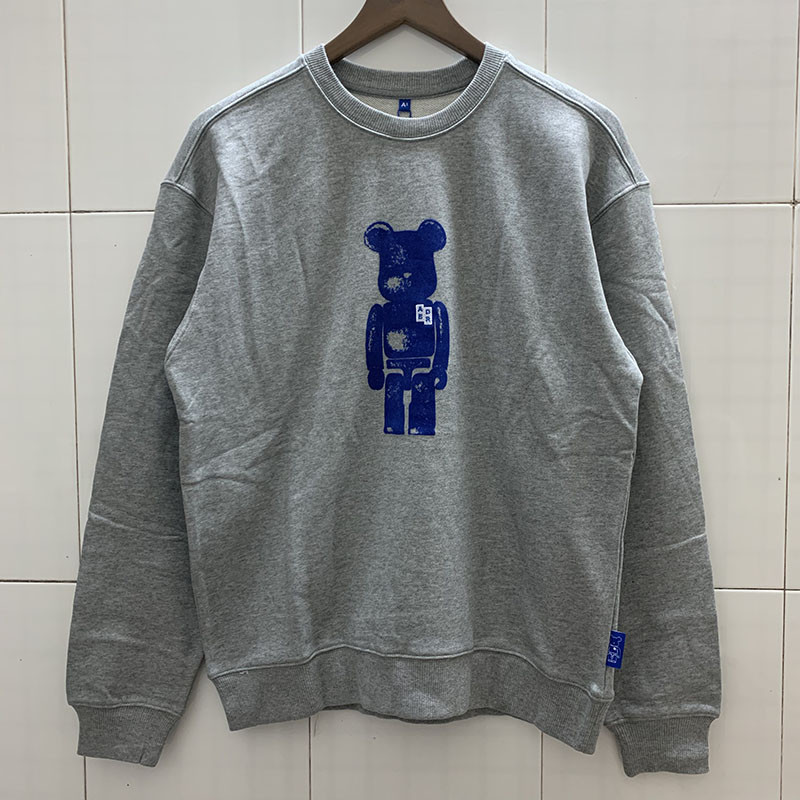 

Real Pics 2021FW Hoodie Sweatshirt Men Women 1 Grey Black O-Neck Sweatshirts