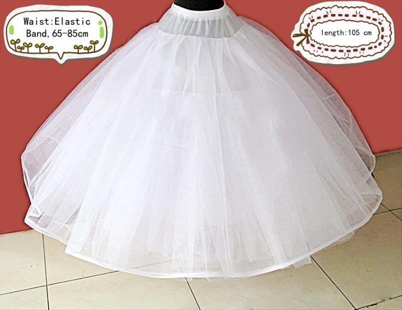 

simple white tiered tulle women skirts tutu petticoat high waist 7 layers skirt ball gown underskirt in stock, Black