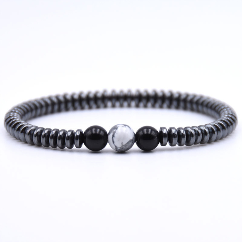 

Hand catenary Style micro inlaid ball String Bracelet, Black