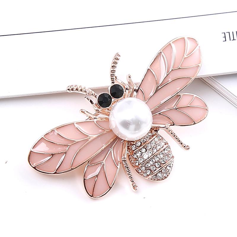 

Pins, Brooches CINDY XIANG 2 Colors Choose Rhinestone Enamel Bee For Women Pearl Honeybee Brooch Pins Fashion Insect Accessories