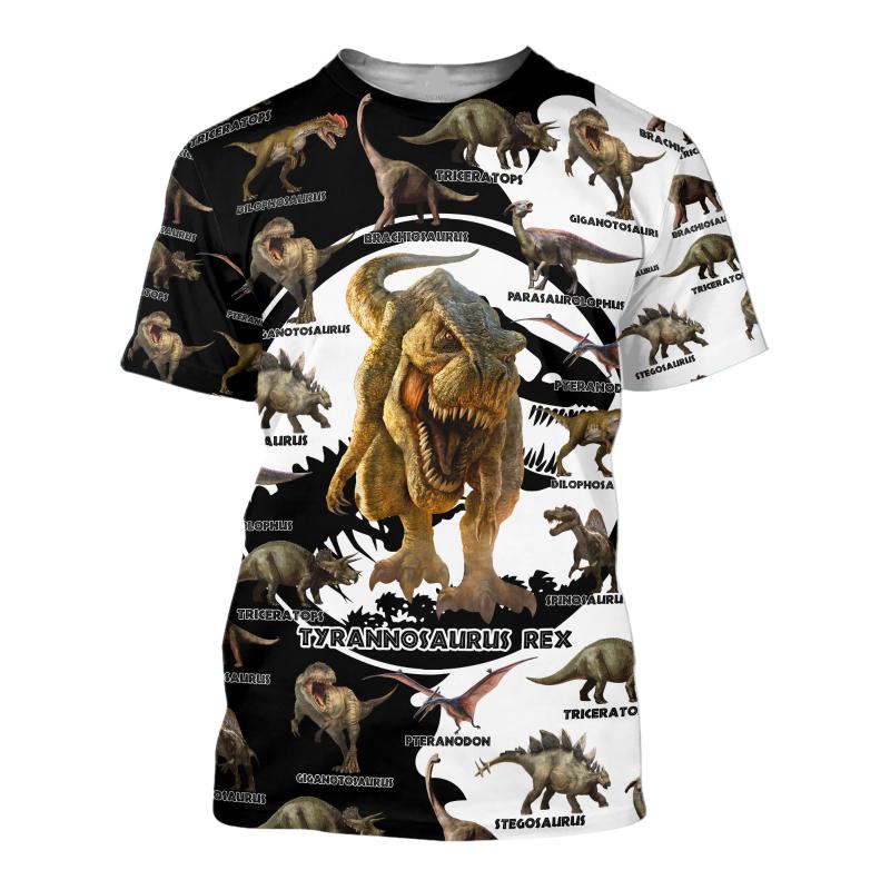 

Men' T-Shirts Dinosaurs Collection Men 3D Full Printed Casual Unisex Tops Harajuku Summer Tee Hip-Hop Women Short Sleeve Plus Size 3, Style 1