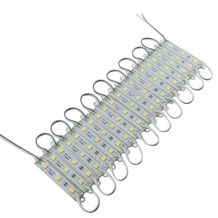 

Wholesale Super Bright 3SMD LED Module Strip Light Advertisement Waterproof IP65 12V DC Strips