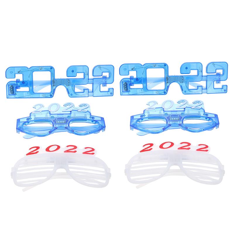 

Party Decoration 6pcs Decorative Glasses Glowing Eyeglasses 2022 Eyewear Props