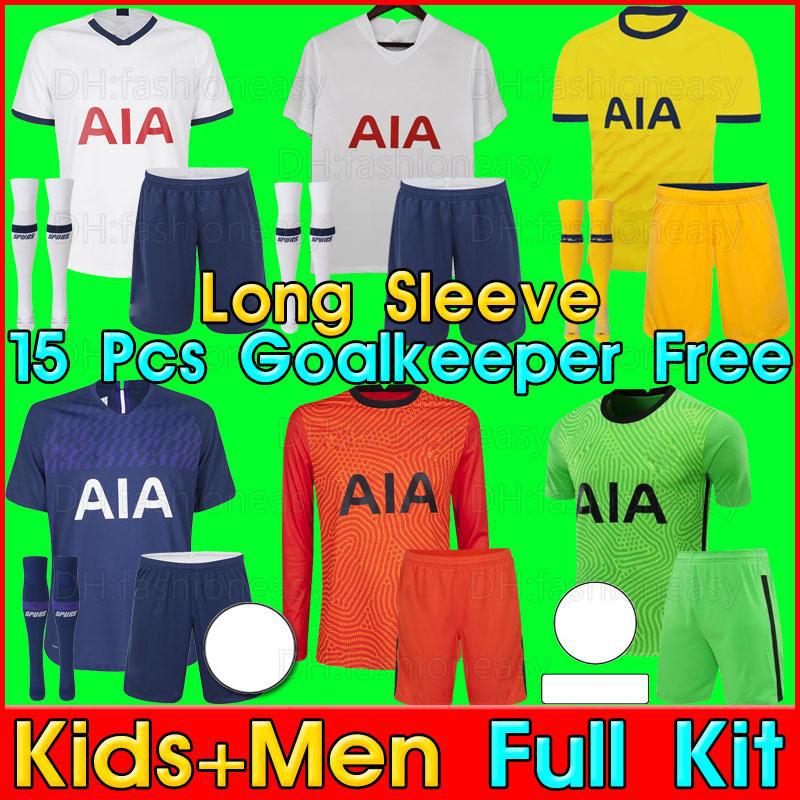 

men20 21 4th KANE SON BALE BERGWIJN TOTTENHAM fourt DELE Soccer Jerseys 2020 2021 LUCAS DELE shorts socks Football kit shirt BALE NDOMBELE t, Black