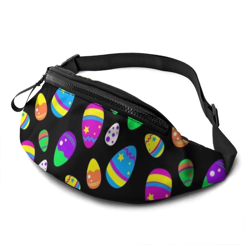 

Waist Bags Rainbow Bag Pattern Polyester Pack Work Female
