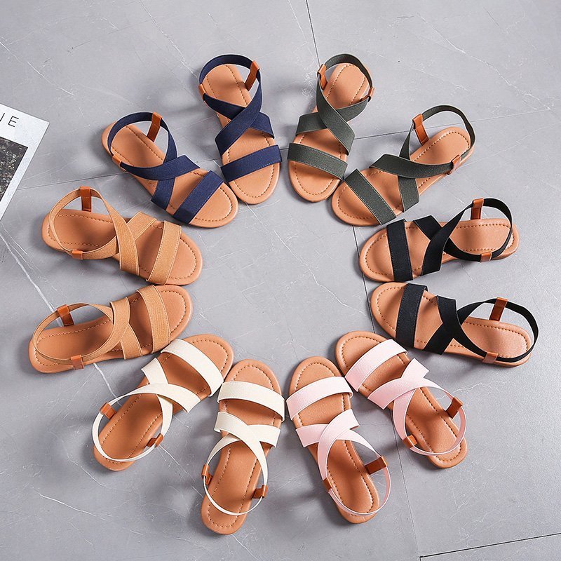 

Sandals Women Breathable Comfort Shopping Ladies Walking Shoes Wedge Heels Summer Platform Sandal Mujer Plus Size 41 LZAP, Black