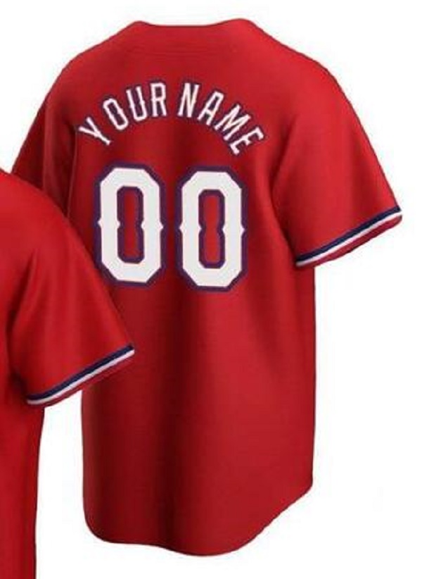

Custom any name number Detroit Texas Baseball Jersey Men Women Youth kids Shirt blue black white jerseys 25