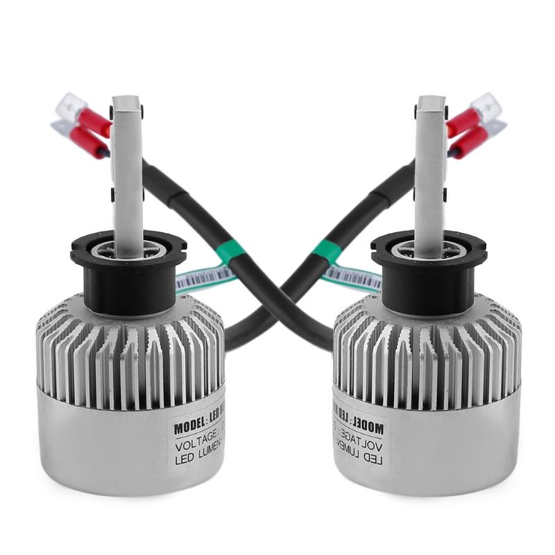 

2Pcs Plug & Play COB LED Headlight 72W 8000LM Car Headlights Head Lamp Fog Light Auto Accessories Parts