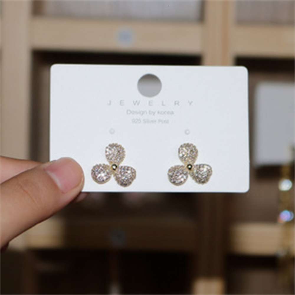 1 Par De Exquisitos Accesorios De Orejetas Plateadas S925 De 1 Par De Exquisitos Accesorios De Orejetas Plateadas S925 De