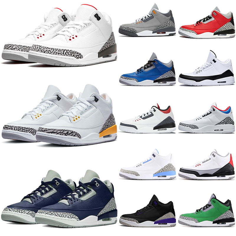 

mens basketball shoes with socks high quality jumpman 3 3s tinker georgetown midnight navy varsity royal katrina unite fire red sports sneakers trainers size eur 47, C17 40-47