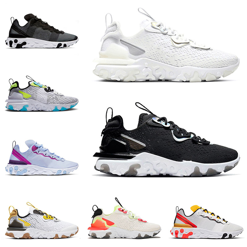 

Black Iridescent EPIC React Vision Running Shoes Mens Women White Schematic University Gold Orange Volt Honeycomb Element 55 87 Undercover Trainers Sneakers 36-45, C55 light orewood brown 36-45