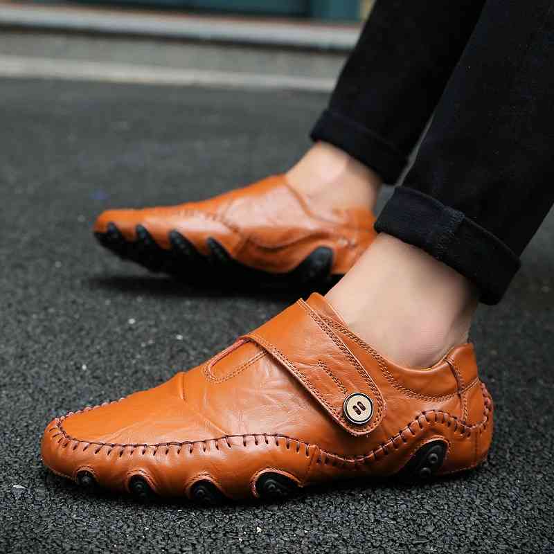 

2021 Men Man Man's Casual Dress Shoes Fashion Soft Sole Business Leather Men Man Man Sports Sneakers Trainers Outdoor