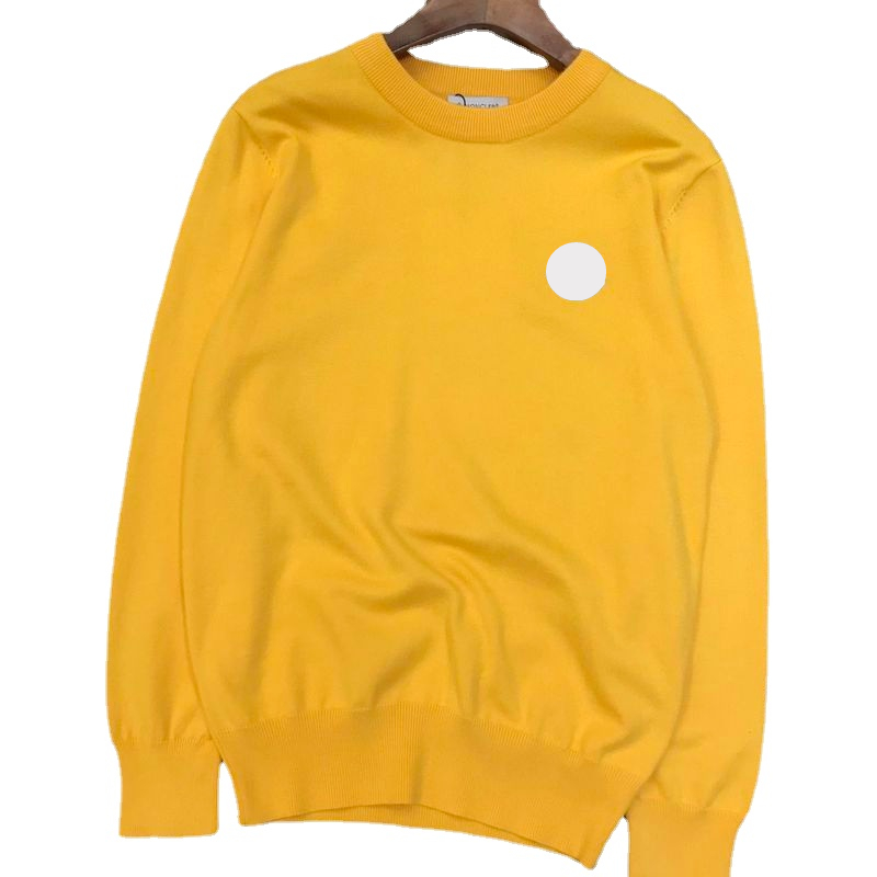 

Designer Men long-sleeved Sweater Fashion embroidery letters business classic shirts skateboard casual top mens  T-shirts, White