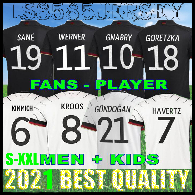 

FANS Player version 2020 2021 German Soccer Jerseys Gundogan GNABRY WERNER KROOS 20 21 KIMMICH maillot de foot football Sane Goretzka CAN HAVERTZ Muller MEN + KIDS